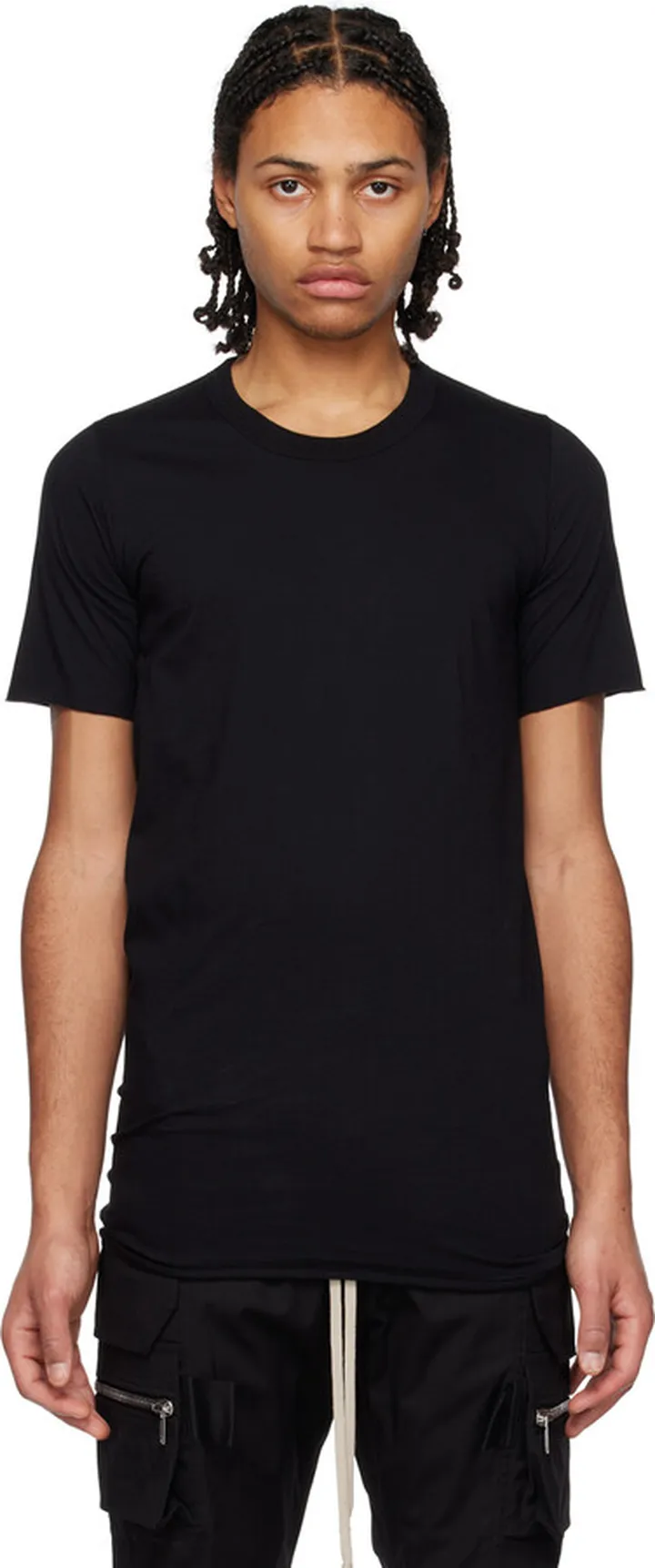 Rick Owens Black Basic T-Shirt