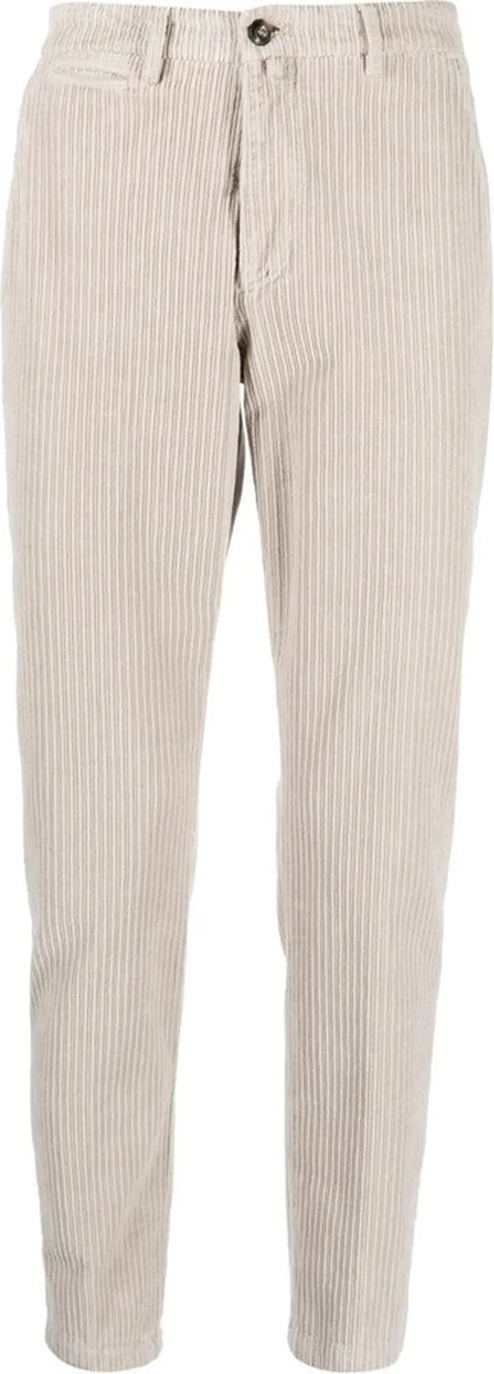 Slim-Cut Corduroy Trousers