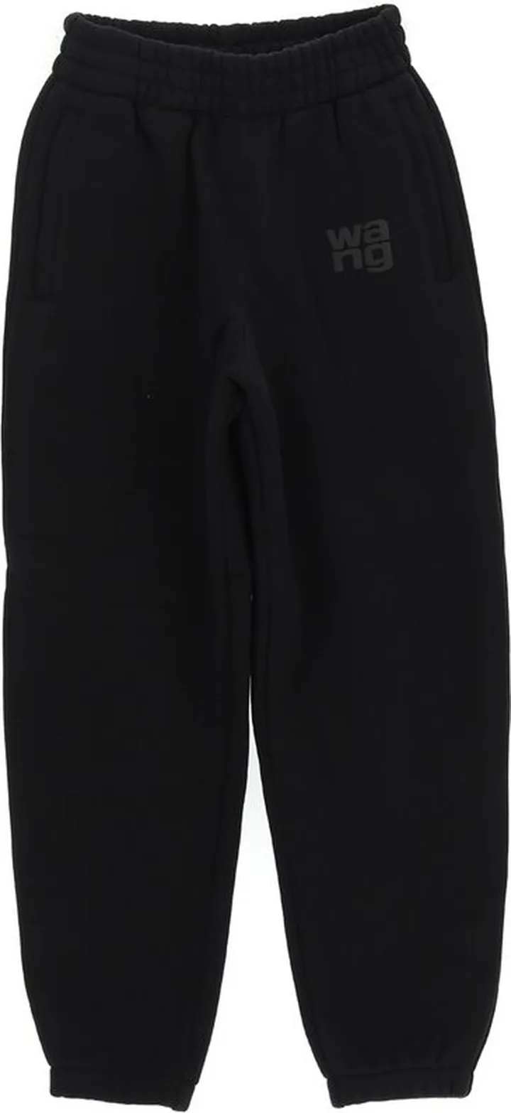 Alexander Wang Logo Printed Straight Leg Trousers