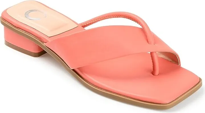 Journee Collection Mina (Coral) Women's Sandals