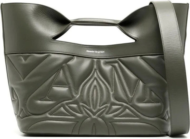 The Bow embroidered tote bag