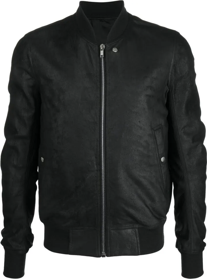 Skin-Coated Bomber Jacket