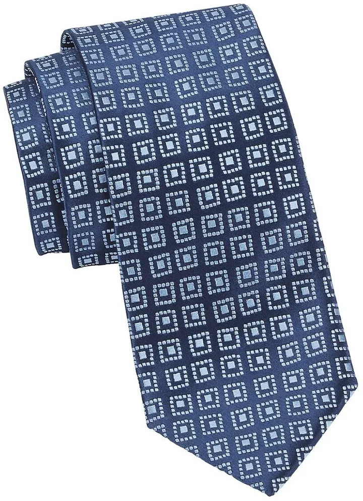 Geobean Woven Silk Tie