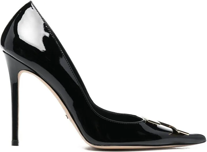 110mm Stiletto Leather Pumps