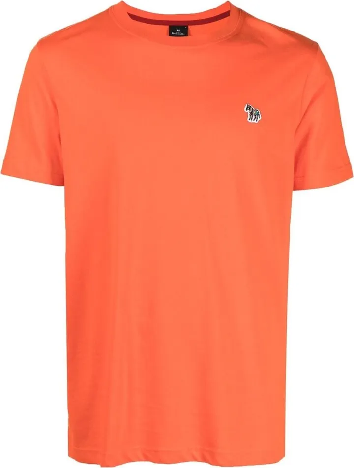 logo-patch cotton T-shirt