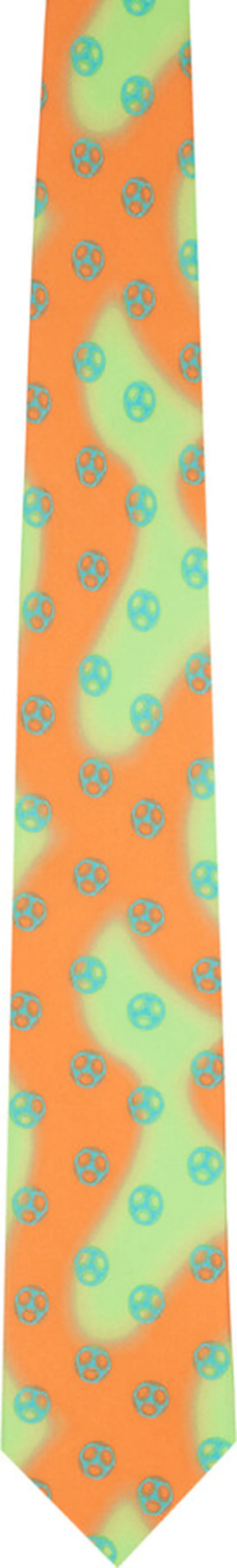 Liberal Youth Ministry Green & Orange Football Tie