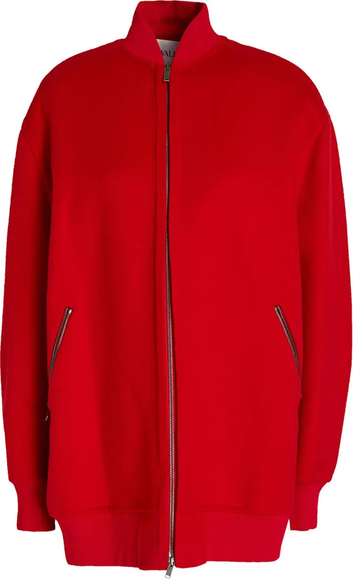 Oversized wool and cashmere-blend felt coat