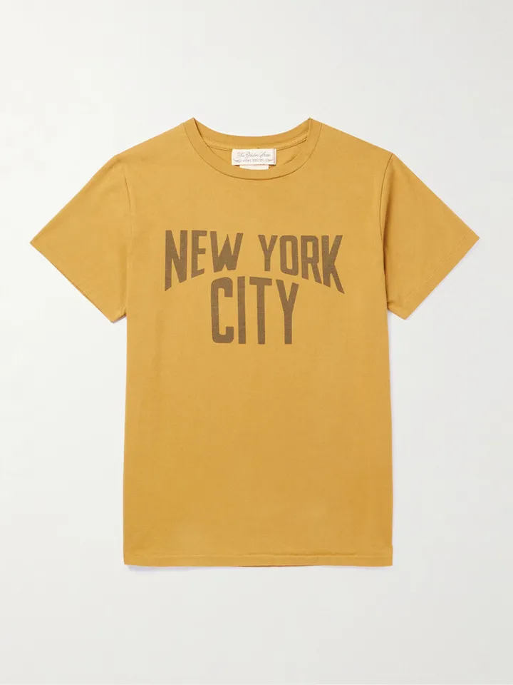 Printed Cotton-Jersey T-Shirt