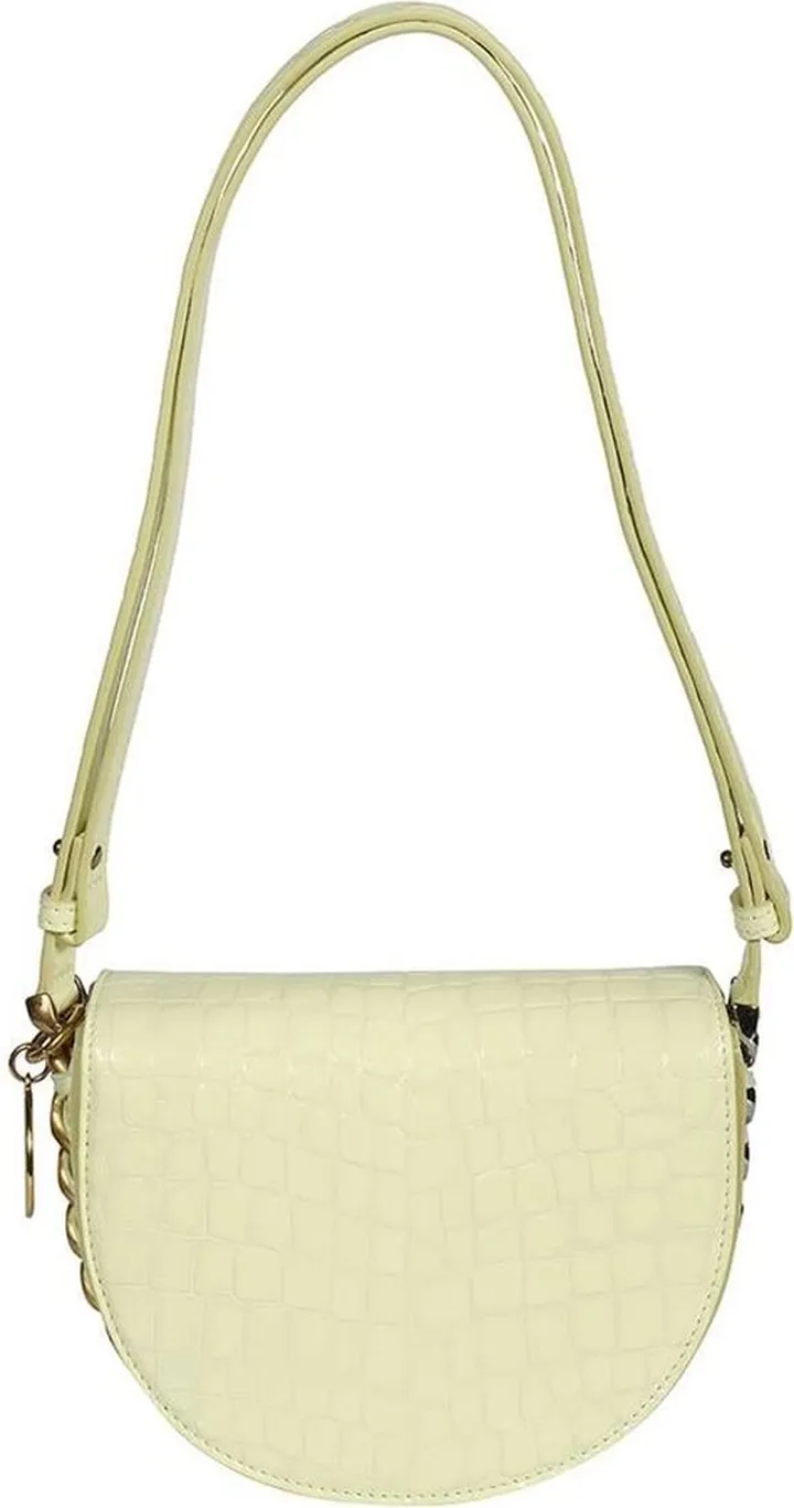 Stella McCartney Logo Plaque Chain Linked Shoulder Bag