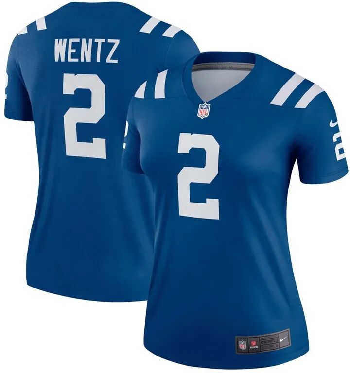 Women's Carson Wentz Royal Indianapolis Colts Legend Jersey