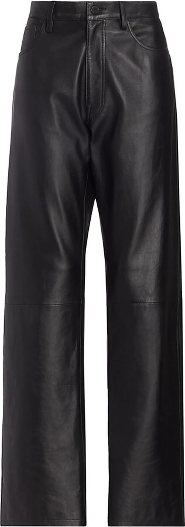 Lambskin Five-Pocket Pants