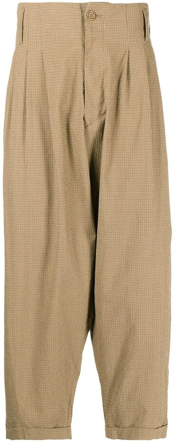 Creole peg-leg cropped trousers