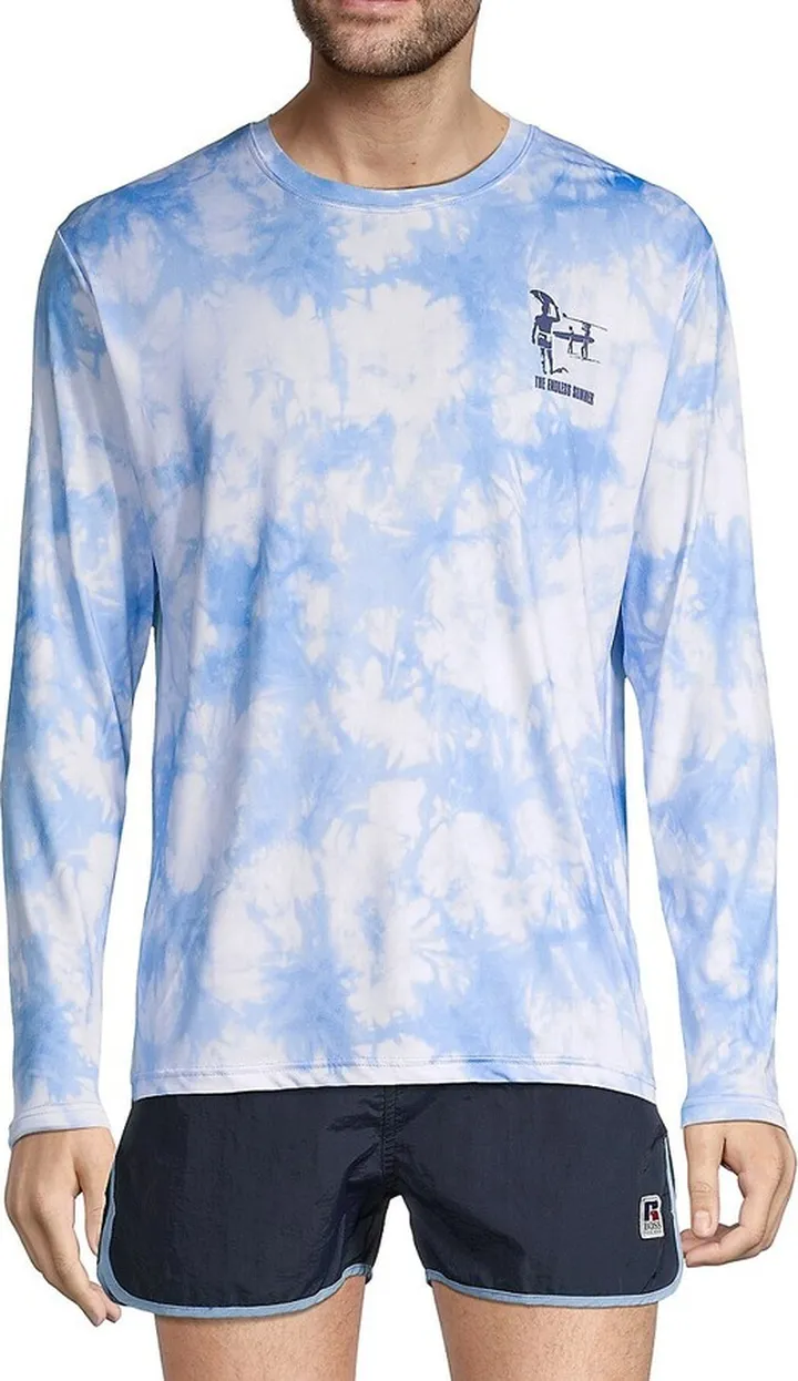 Long-Sleeve Tie-Dye Tee