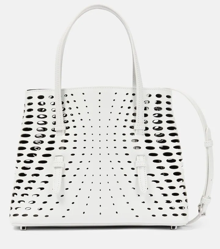 Le Mina 25 Small leather tote bag