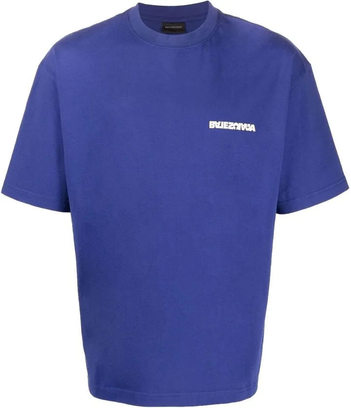 logo-embroidered crew-neck T-shirt