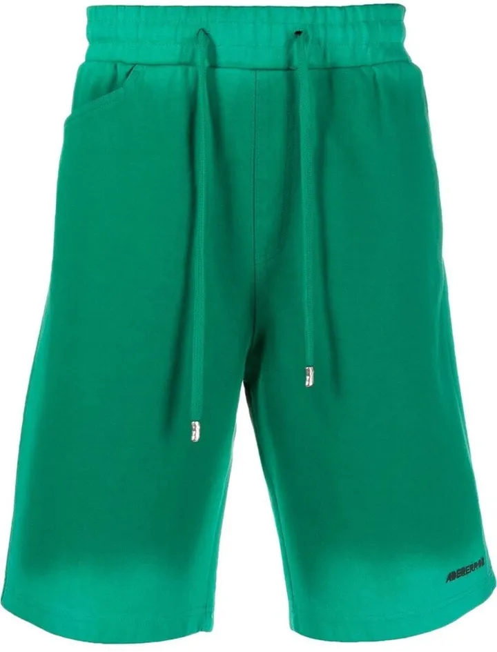 Drawstring-Fastening Track Shorts
