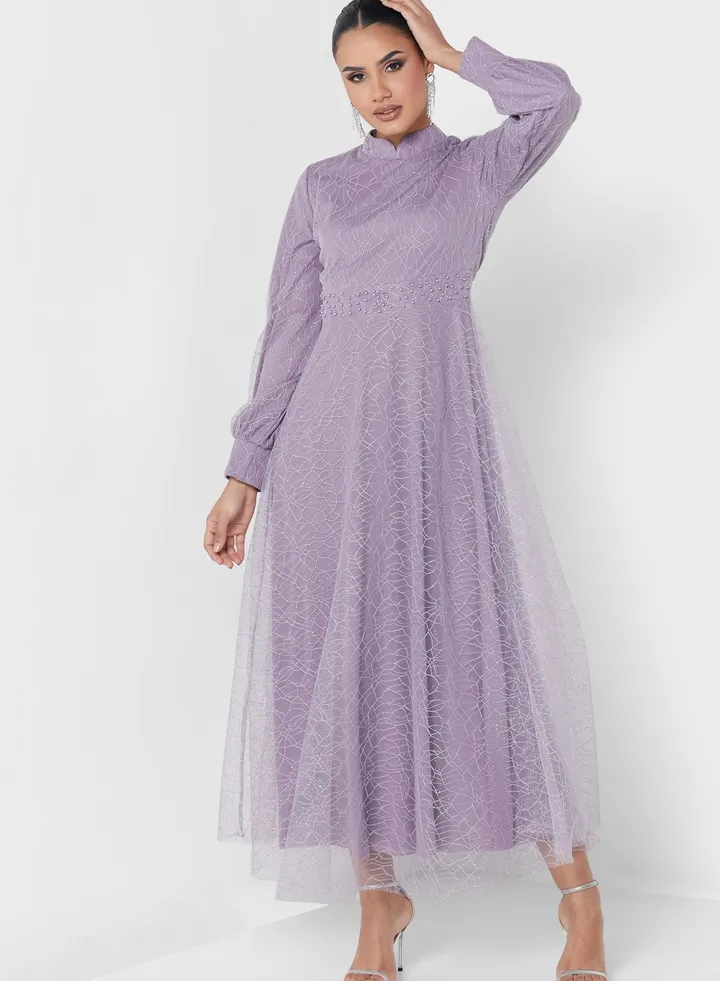 Embellished Waist Dress