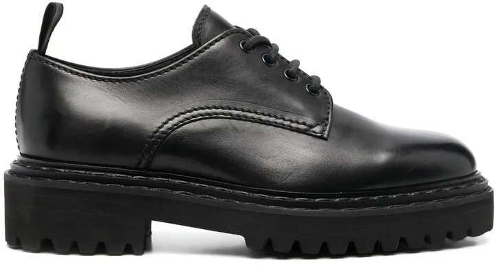 Leather Lace-Up Brogues