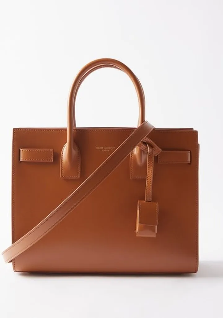 Sac De Jour Baby Leather Handbag