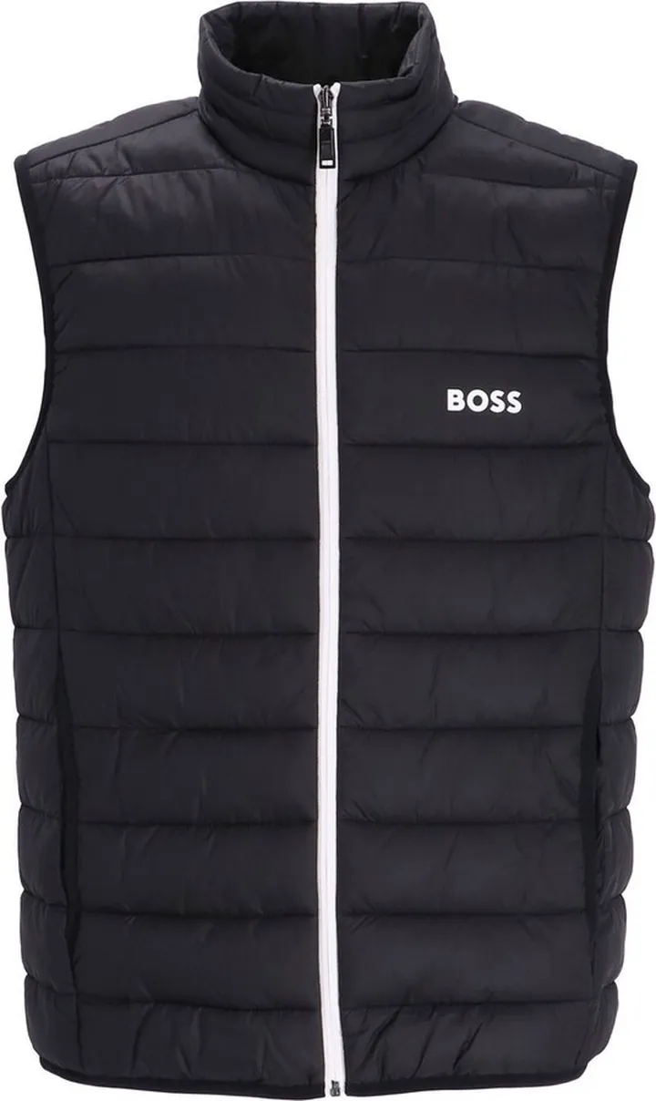 Logo-Print Zip-Up Gilet