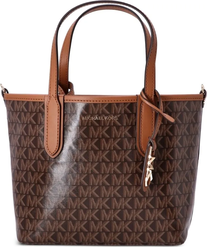 Small Logo-Print Canvas Tote Bag