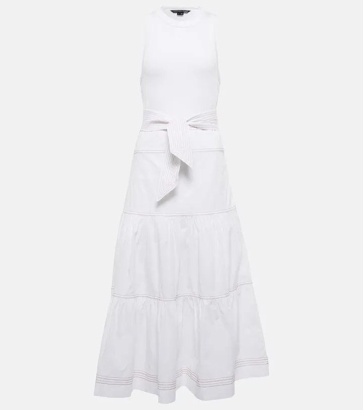 Austyn tiered midi dress