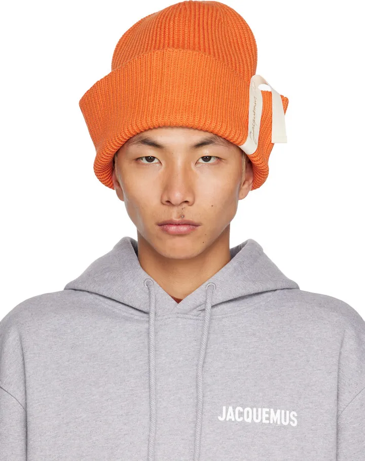 Jacquemus Orange 'Le Bonnet Pipa' Beanie