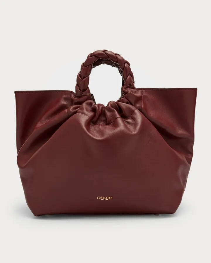 Midi LA Braided Top-Handle Bag