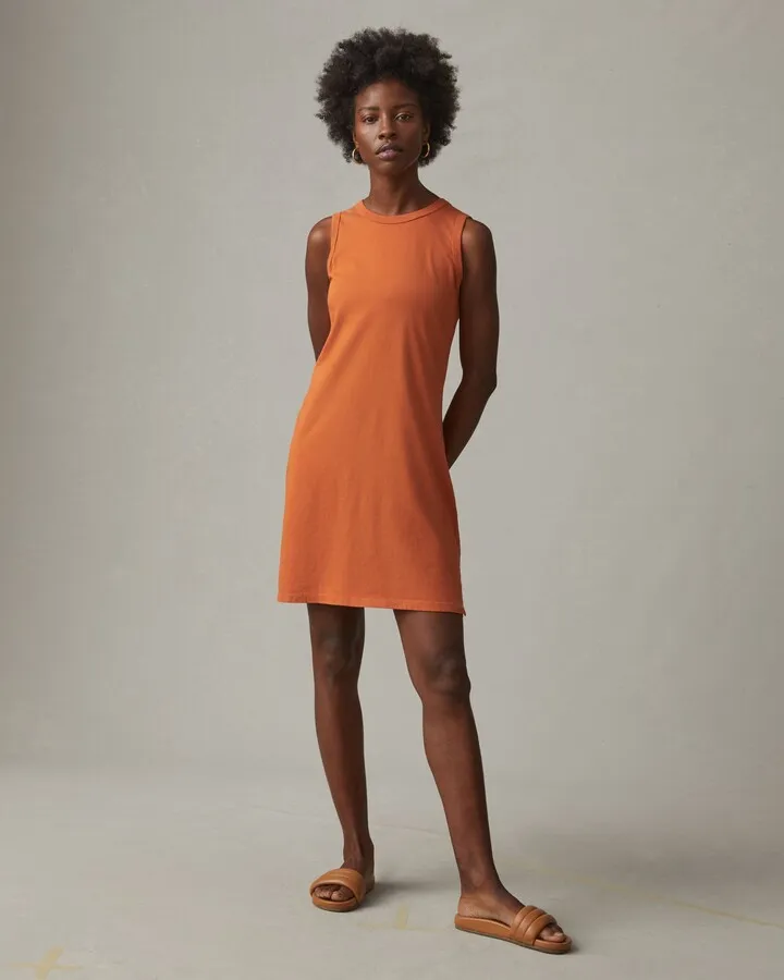 Muscle Tee Dress - Henna
