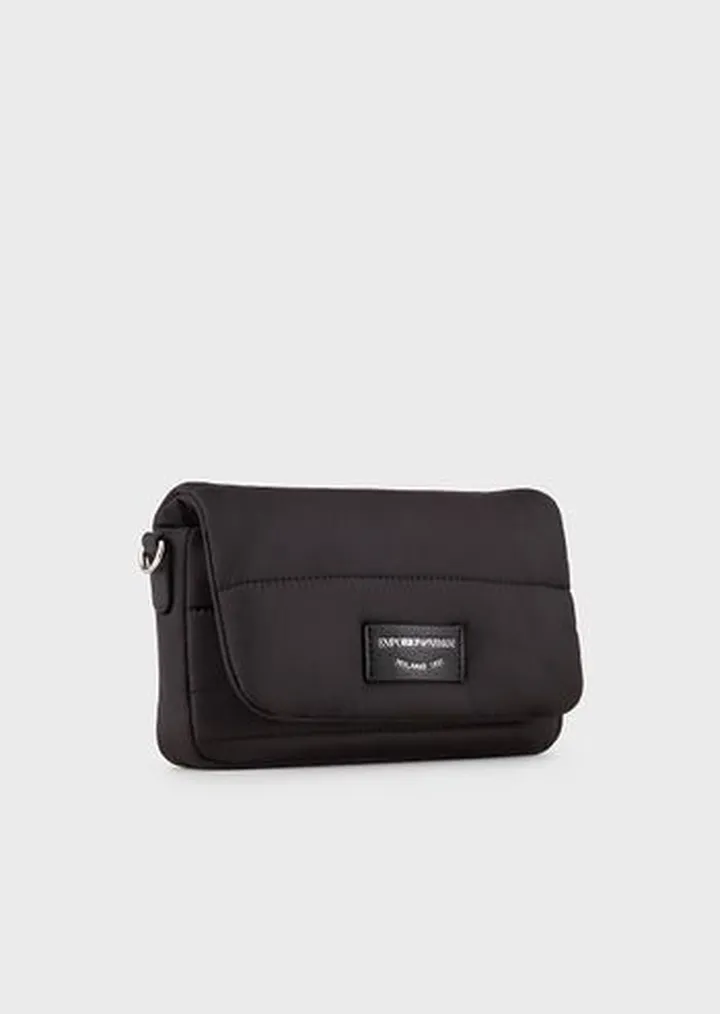Quilted recycled nylon mini bag