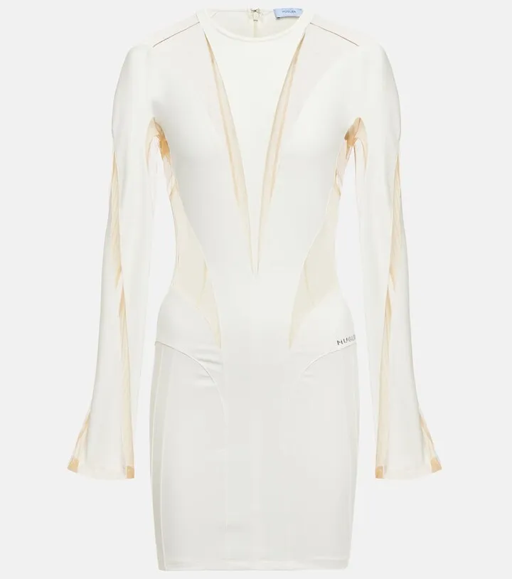 Paneled minidress