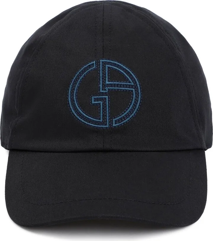 Giorgio Armani Logo Embroidered Baseball Cap
