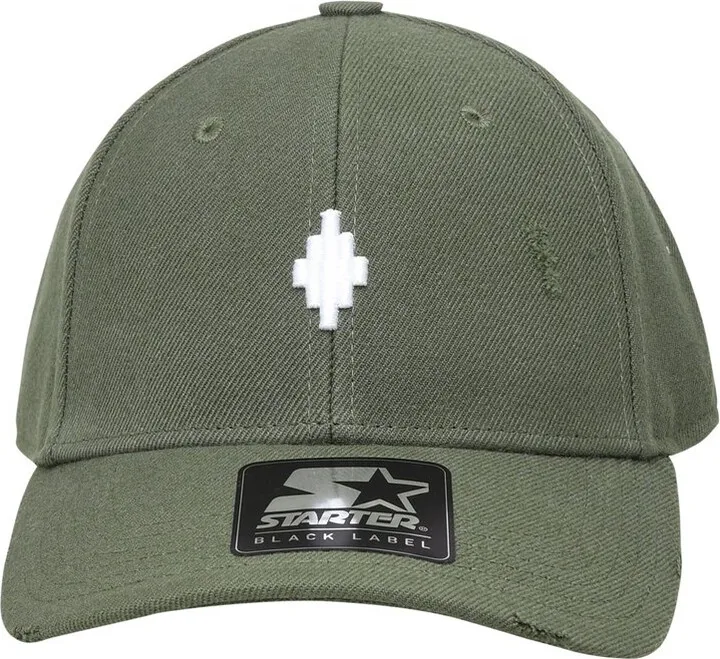 Marcelo Burlon County Of Milan Cross Distressed Baseball Cap