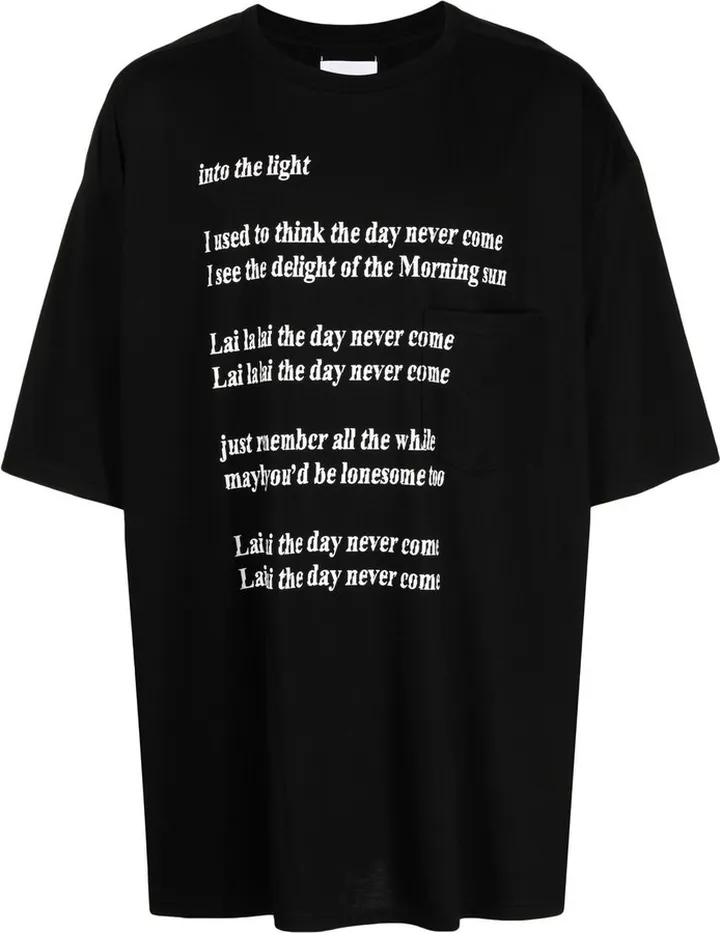 graphic-print cotton T-shirt