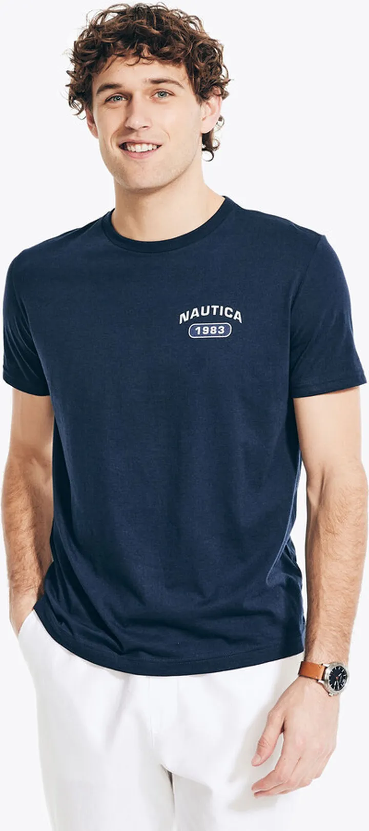 Sustainably Crafted Yacht Club Graphic T-Shirt