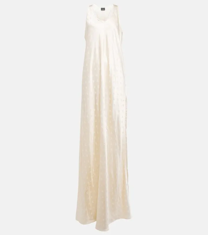 Racerback gown