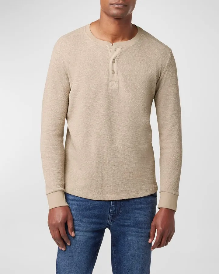 Men's Tate Waffle Henley Shirt