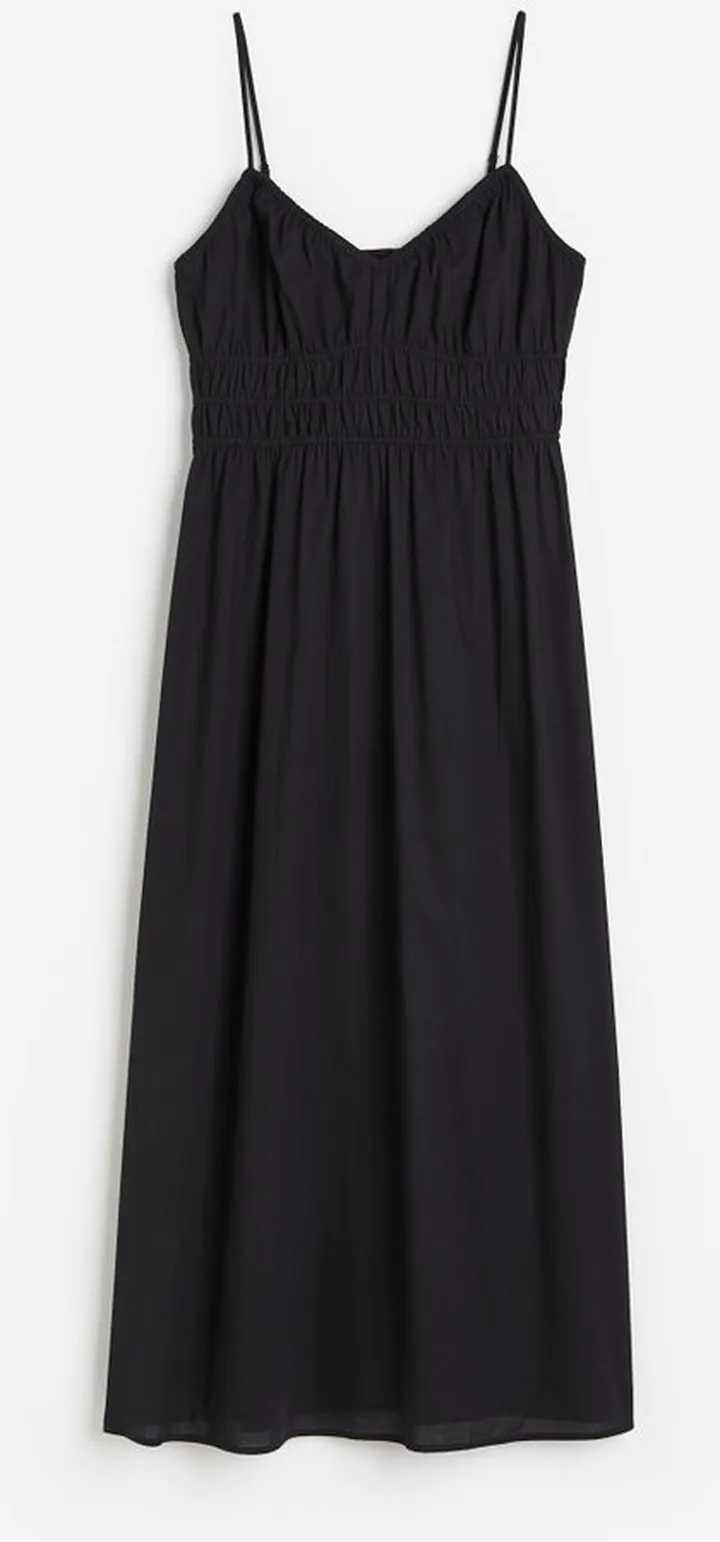 Smocked-waist Dress