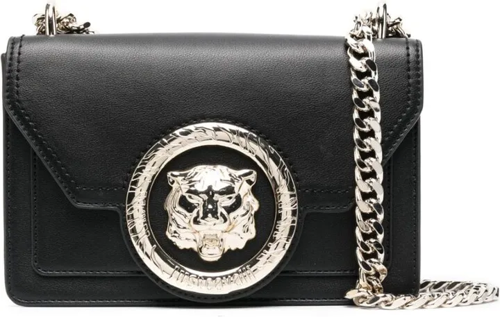 Tiger Head motif shoulder bag