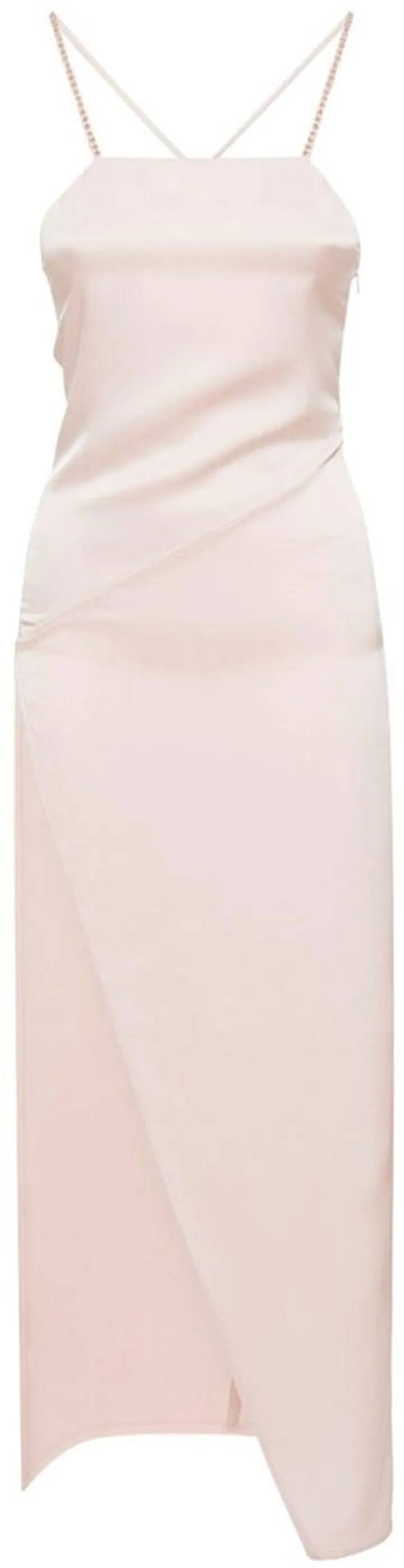 Fujiko split satin dress