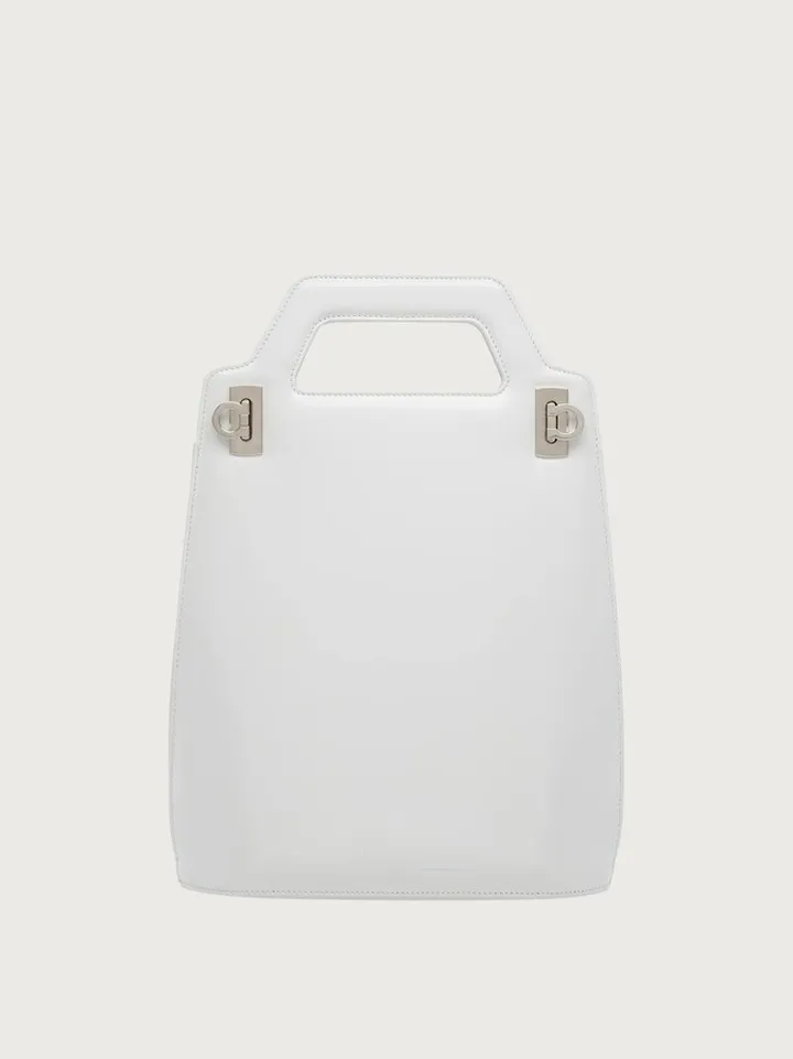 Ferragamo Women Wanda North-South top handle White