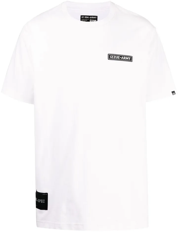peace sign motif T-shirt