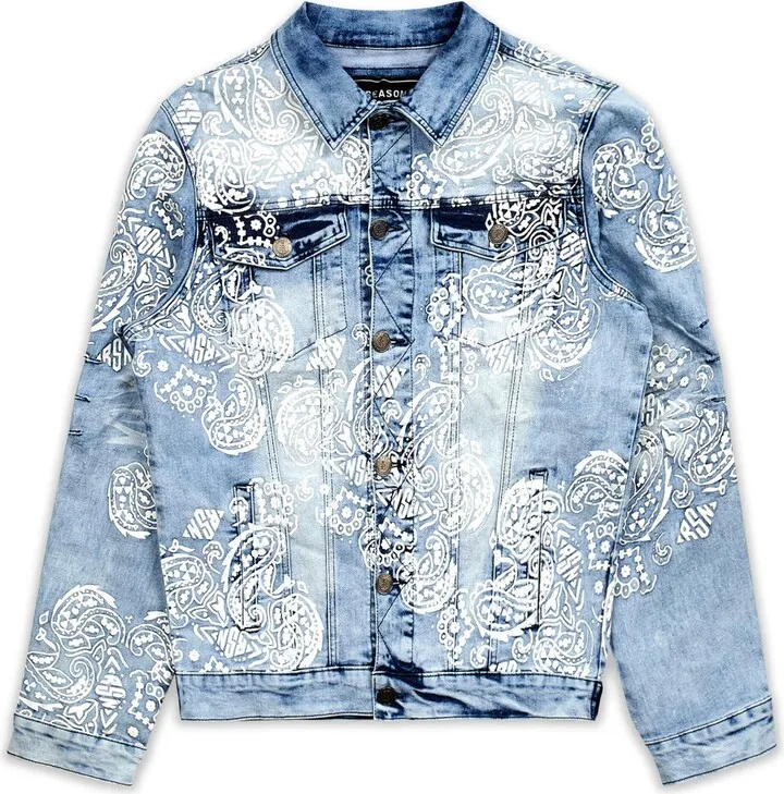 Paisley Denim Jacket
