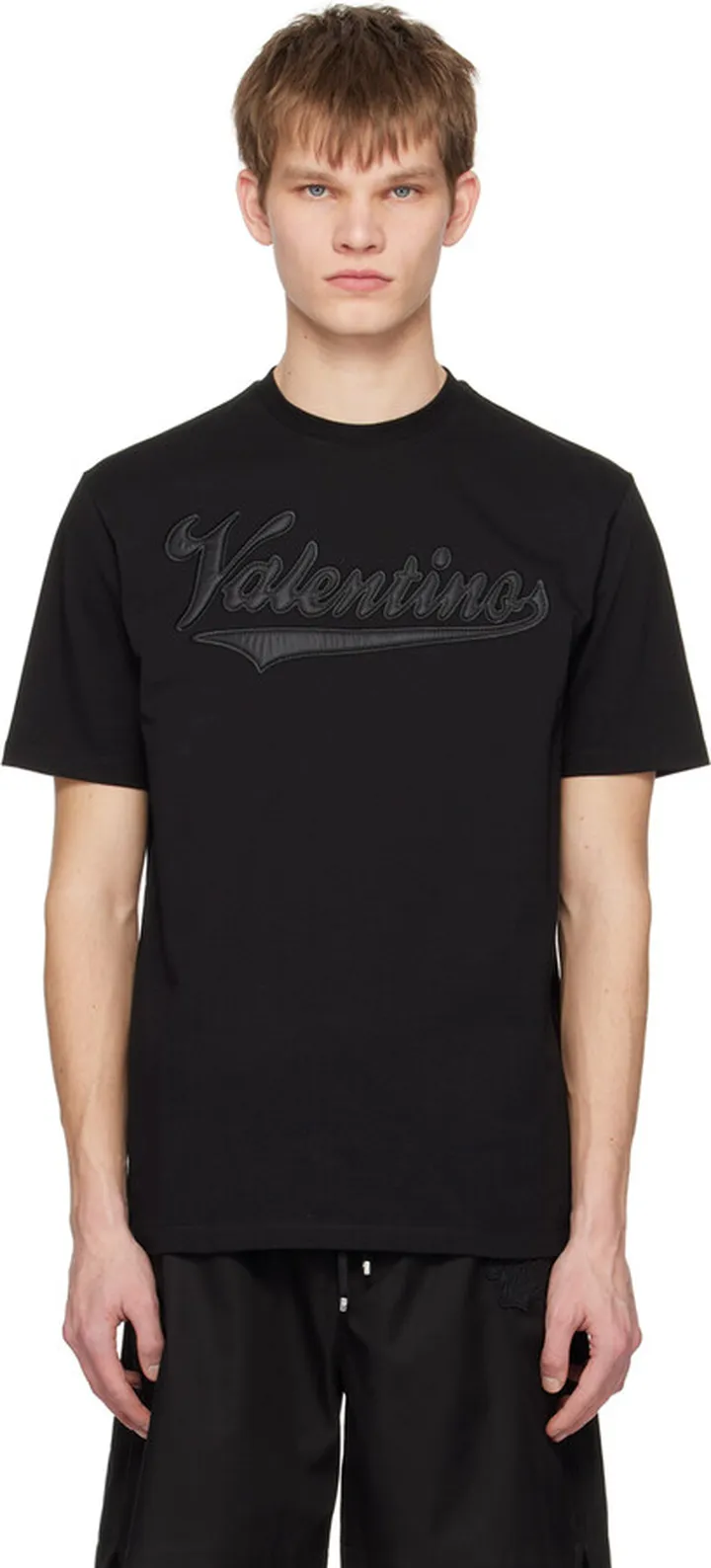 Valentino Black Embroidered T-Shirt