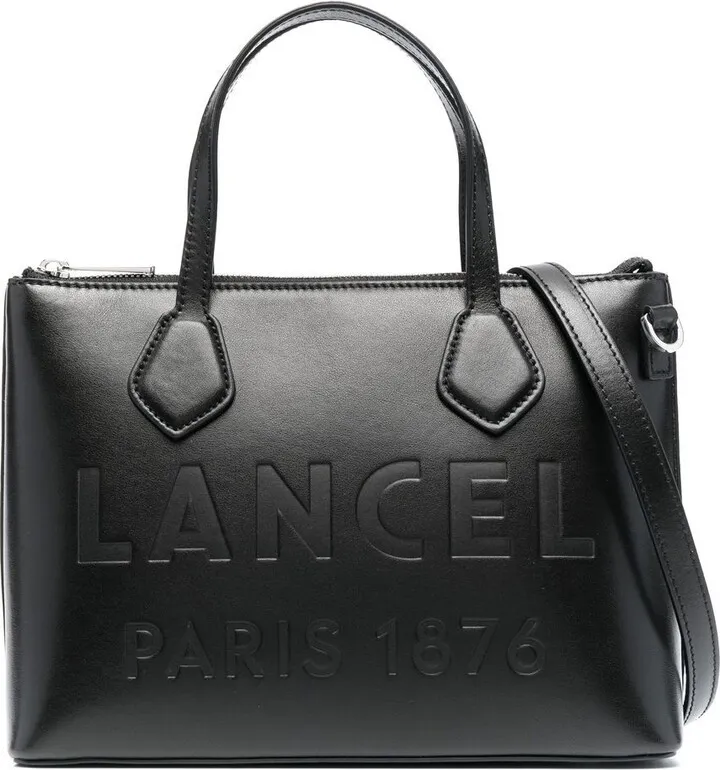 Embossed-Logo Detail Tote Bag
