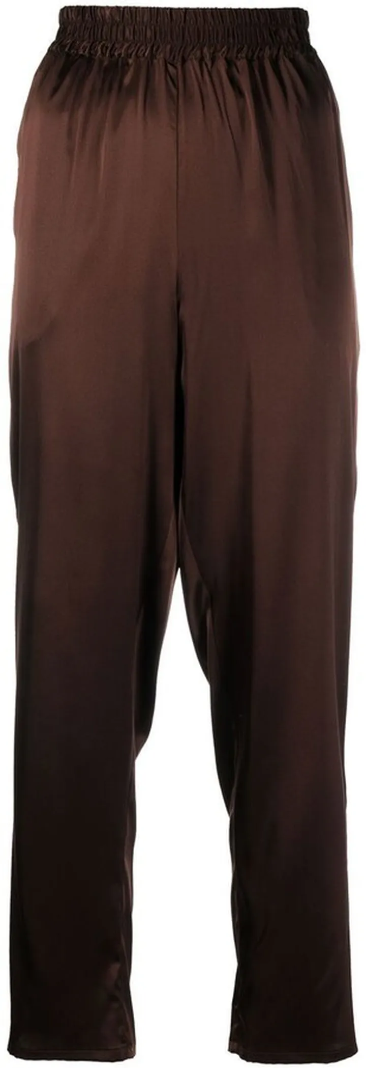 High-Rise Straight-Leg Trousers