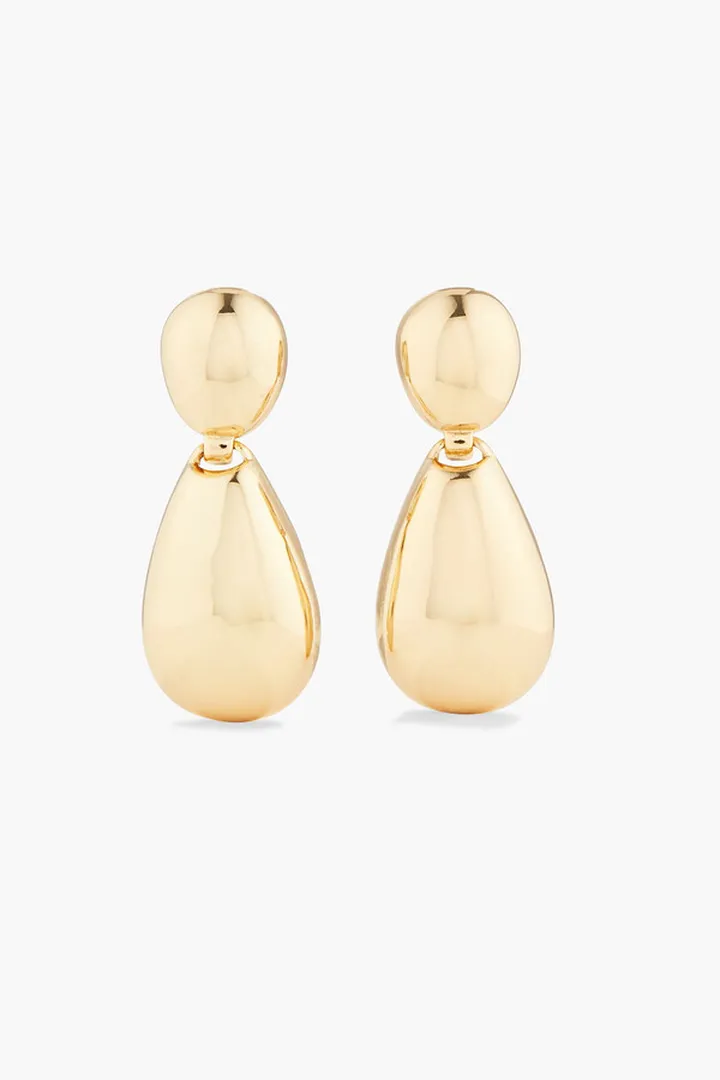 Gold-tone earrings