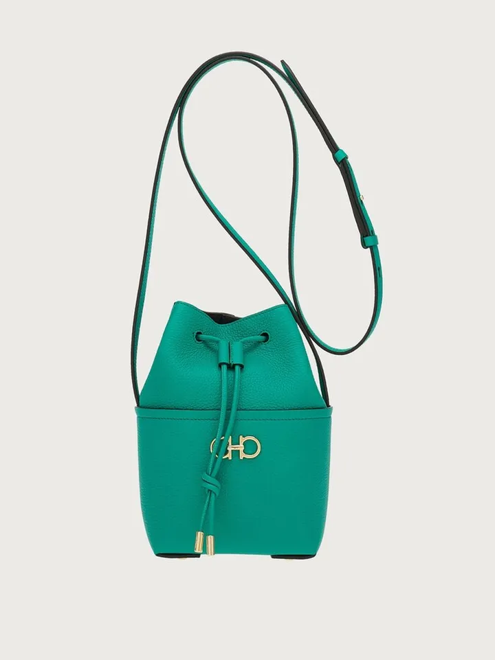 Ferragamo Women Gancini mini bag Green