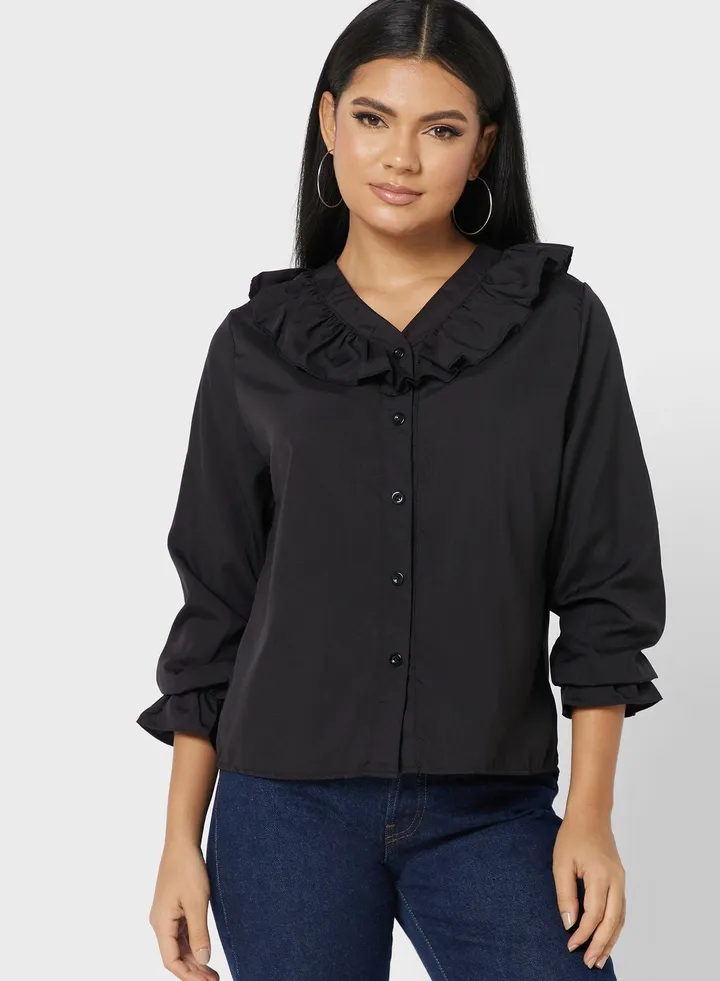 Ruffle Detail Shirt