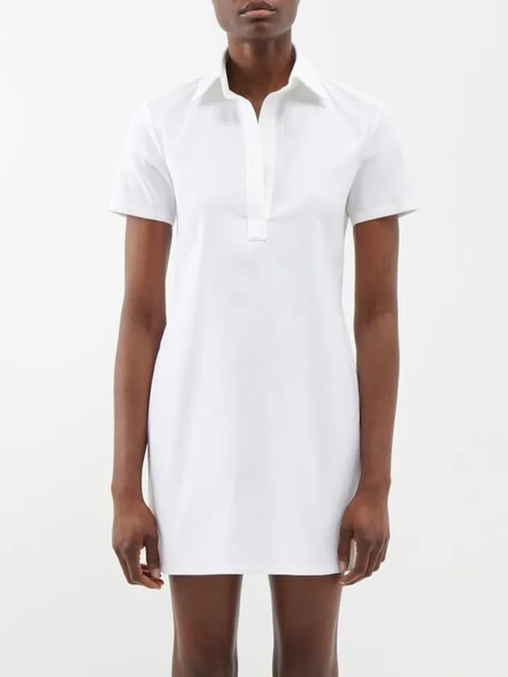 Lucrezia Ribbed Polo Mini Dress